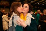 thumbnail: Fine Gael's Kate O'Connell is embraced by her sister Theresa Newman after she lost her seat in Dublin Bay South, as ballots are counted at the RDS in Dublin during the Irish General Election count Niall Carson/PA Wire