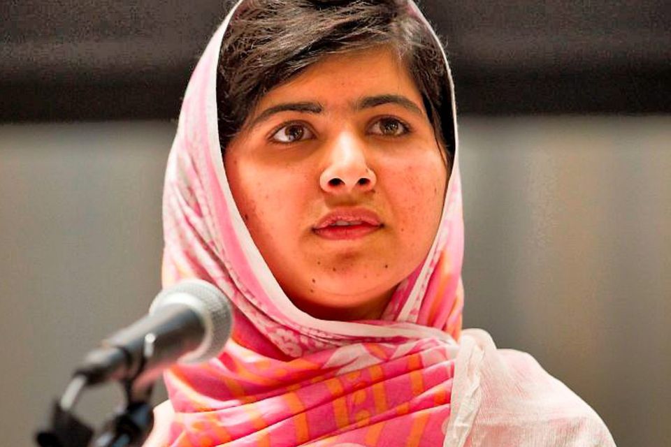 Malala speaks at the UN last July