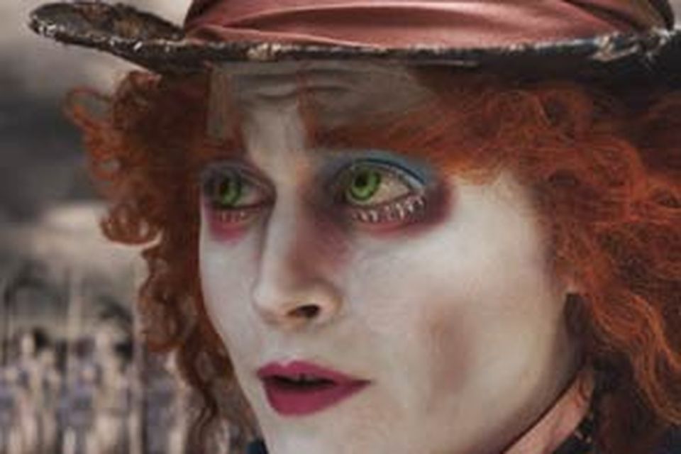 An unrecognisable Johnny Depp is the Mad Hatter