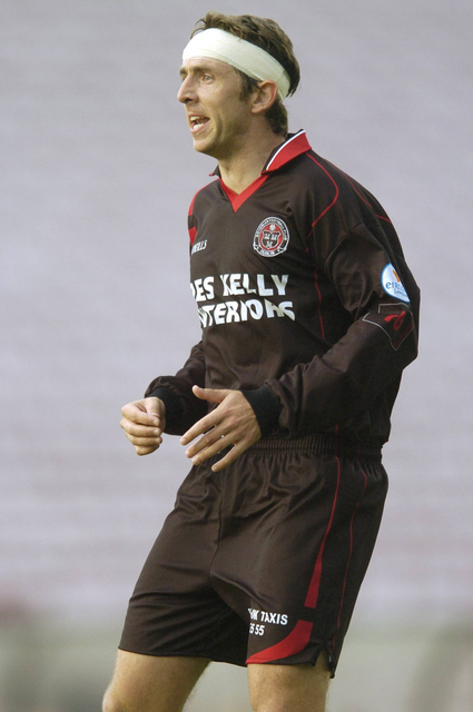 Gareth Farrelly as player-manager with Bohemians. Photo: Brian Lawless / SPORTSFILE