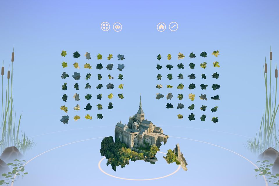 Puzzling Places - a view of Mont Saint-Michel