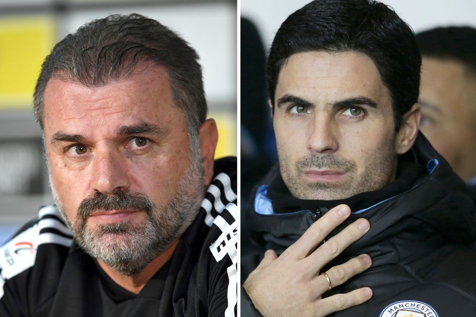 Ange Postecoglou and Mikel Arteta have both worked within the the City Football Group