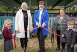 thumbnail: Minister for Education Norma Foley pictured at Scoil Naomh Eirc Kilmoyley where she cut the ribbon to officially open the school's new outdoor classroom. All photos by Mark O'Sullivan.