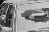 thumbnail: A garda car at the scene where Gda John Morley and Gda Henry Byrne were shot dead in 1980