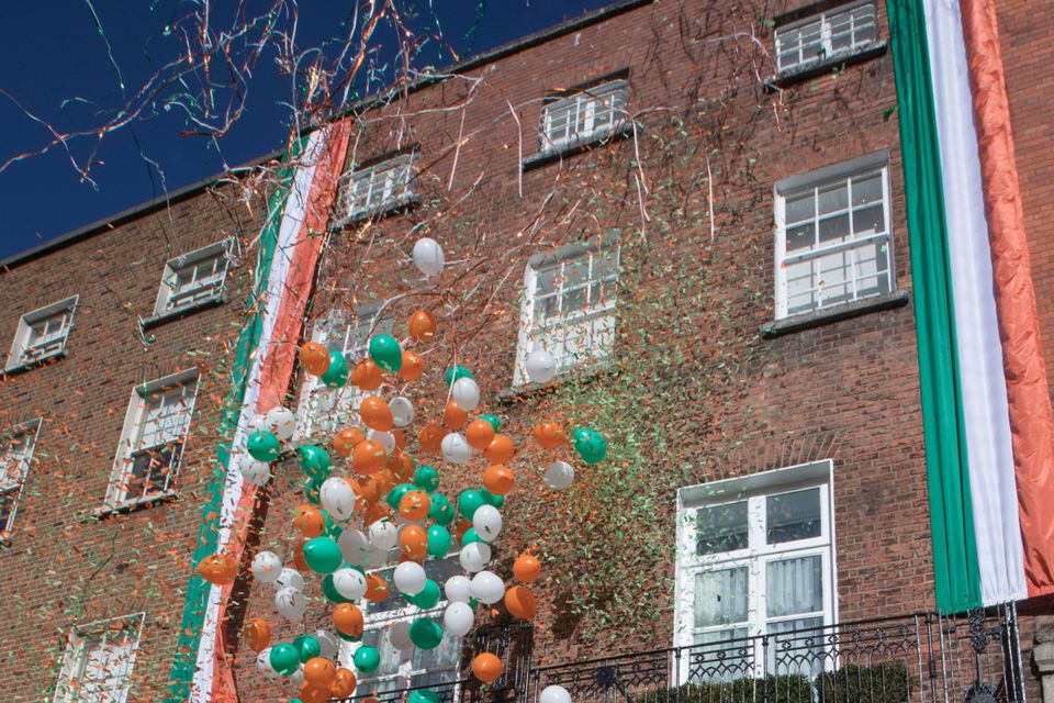 Secrecy: The official opening of the Church of Scientology's national affairs office on Merrion Square Photo: Fergal Phillips