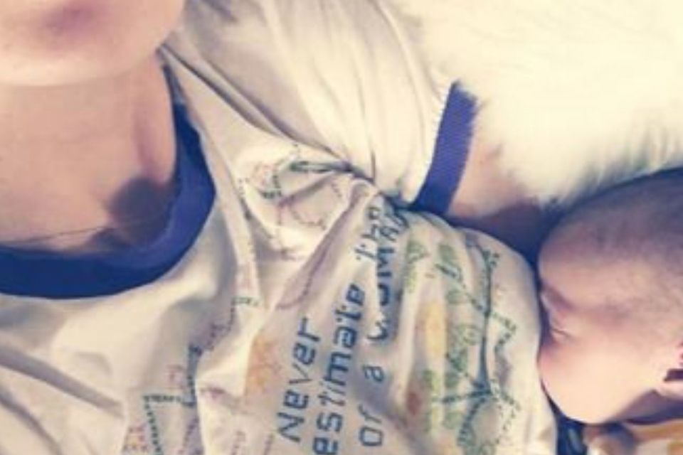 Actress Olivia Wilde posted a selfie with son Otis on Instagram to normalise breastfeeding