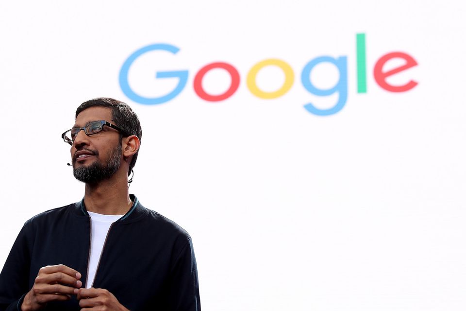 Google CEO Sundar Pichai. Picture: Getty