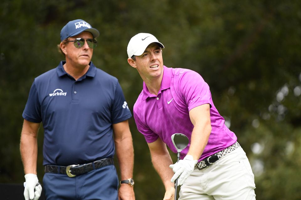 Rory McIlroy and LIV Golf's Phil Mickelson