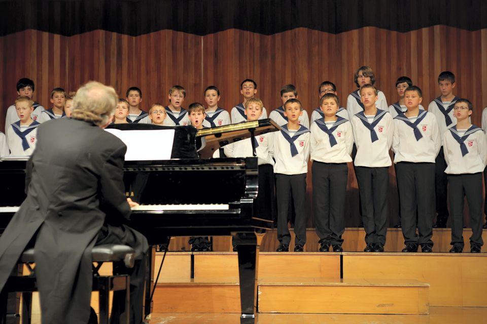 The Vienna Boys Choir perform