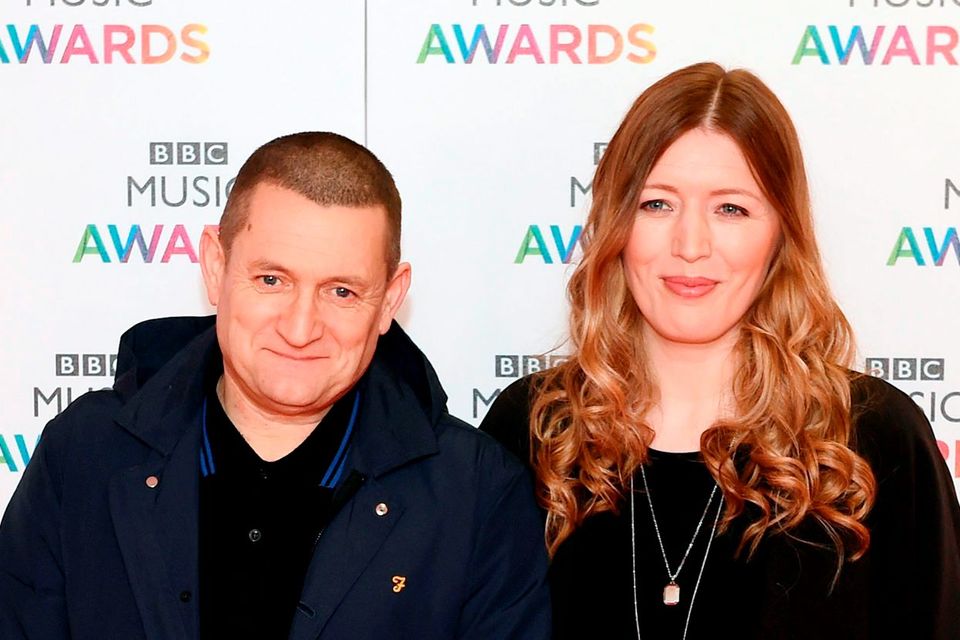 (from left) Paul Heaton and Jacqui Abbott arrives on the red carpet for the BBC Music Awards at the Genting Arena, Birmingham. Picture: Joe Giddens/PA Wire