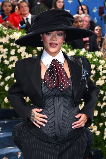 Rihanna arrives at the Met Gala in New York (Matt Crossick/PA)