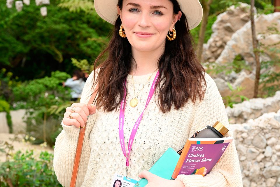 Aisling Bea at the 2023 Chelsea Flower Show. Photo by Jeff Spicer/Getty Images