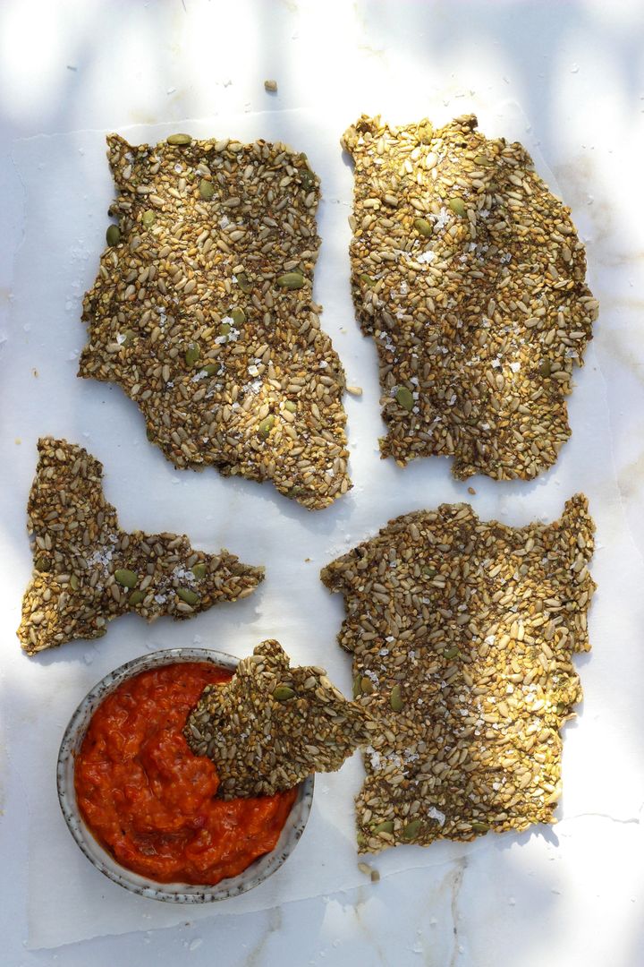 Susan Jane White: ‘These protein crackers are certifiably delicious and naturally low-carb, vegan and gluten free’