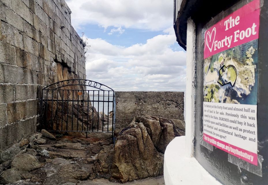 Calls for safety warnings at Dublin’s Forty Foot after passer-by helps father rescue son from sea