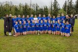 thumbnail: The Coláiste Bhríde team who defeated St. Mary's College, Arklow, in the Wicklow Schools Senior 'A' football final in Annacurra.  