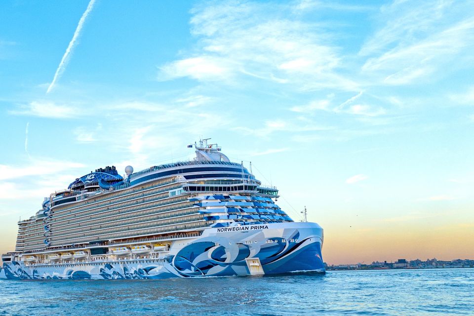 Norwegian Cruise Lines’ Prima was built this year as the first of a new class of NCL ships designed to feel like floating resorts