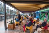 thumbnail: Cathaoirleach of the Killarney Municipal District, Cllr Niall Kelleher speaking at the official opening of the Killarney Outdoor Dining Infrastructure at Kenmare Place, Killarney on Wednesday. Photo by Don MacMonagle