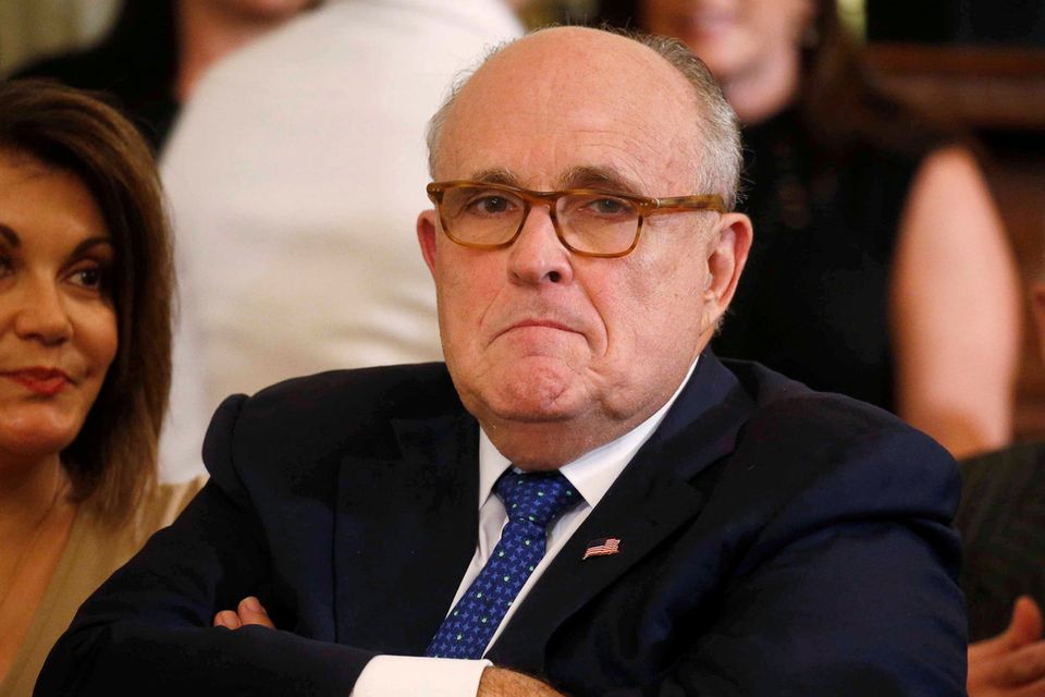 Denials: Trump’s personal lawyer Rudy Giuliani. Photo: Getty