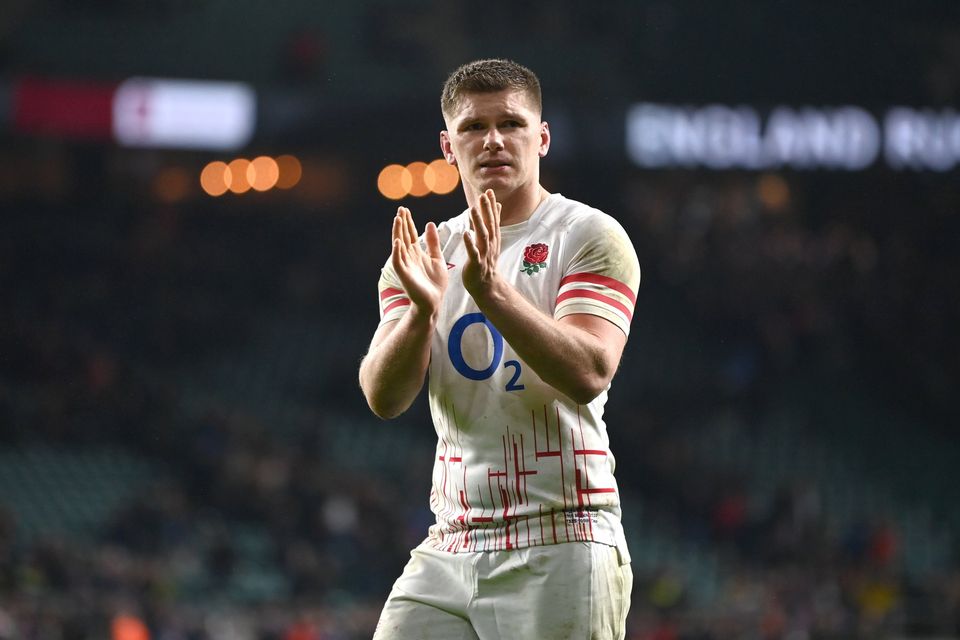 Owen Farrell is back in the England team to face Ireland. Photo by Harry Murphy/Sportsfile