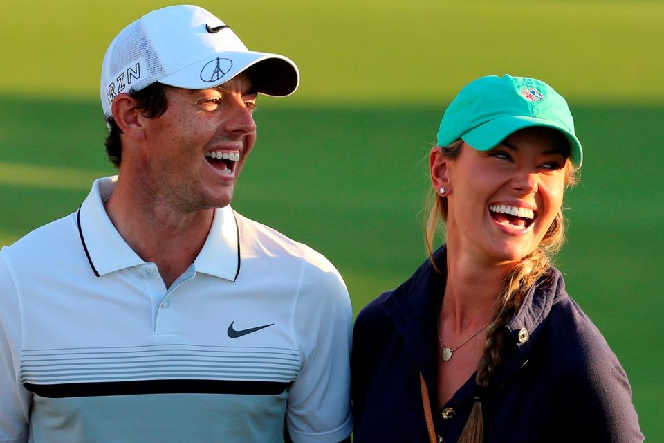 BIG PLANS: Rory McIlroy pictured with his girlfriend Erica Stoll. Photo: Karim Sahib/AFP/Getty Images)