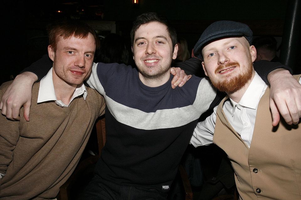 Padraig Sinnott, Patrick Brickley and Jamie Sinnott at the fundraiser for Nadia Dempsey in TJ Murphy's, Templeshannon.