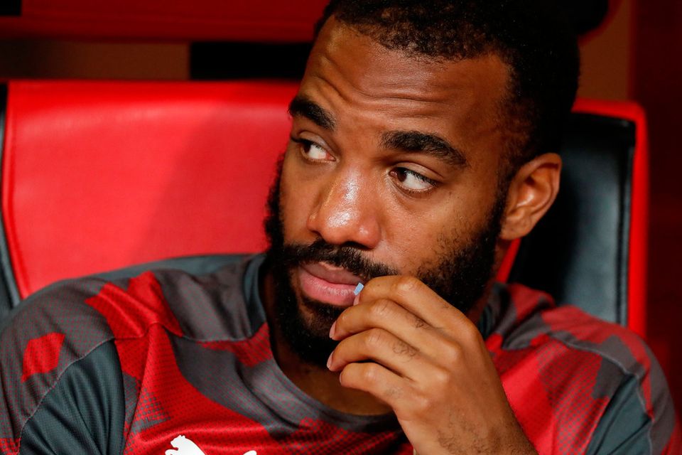 Perez feels “cheated” by his treatment and the “ugly gesture” of giving his No 9 shirt to Alexandre Lacazette. Photo: Reuters