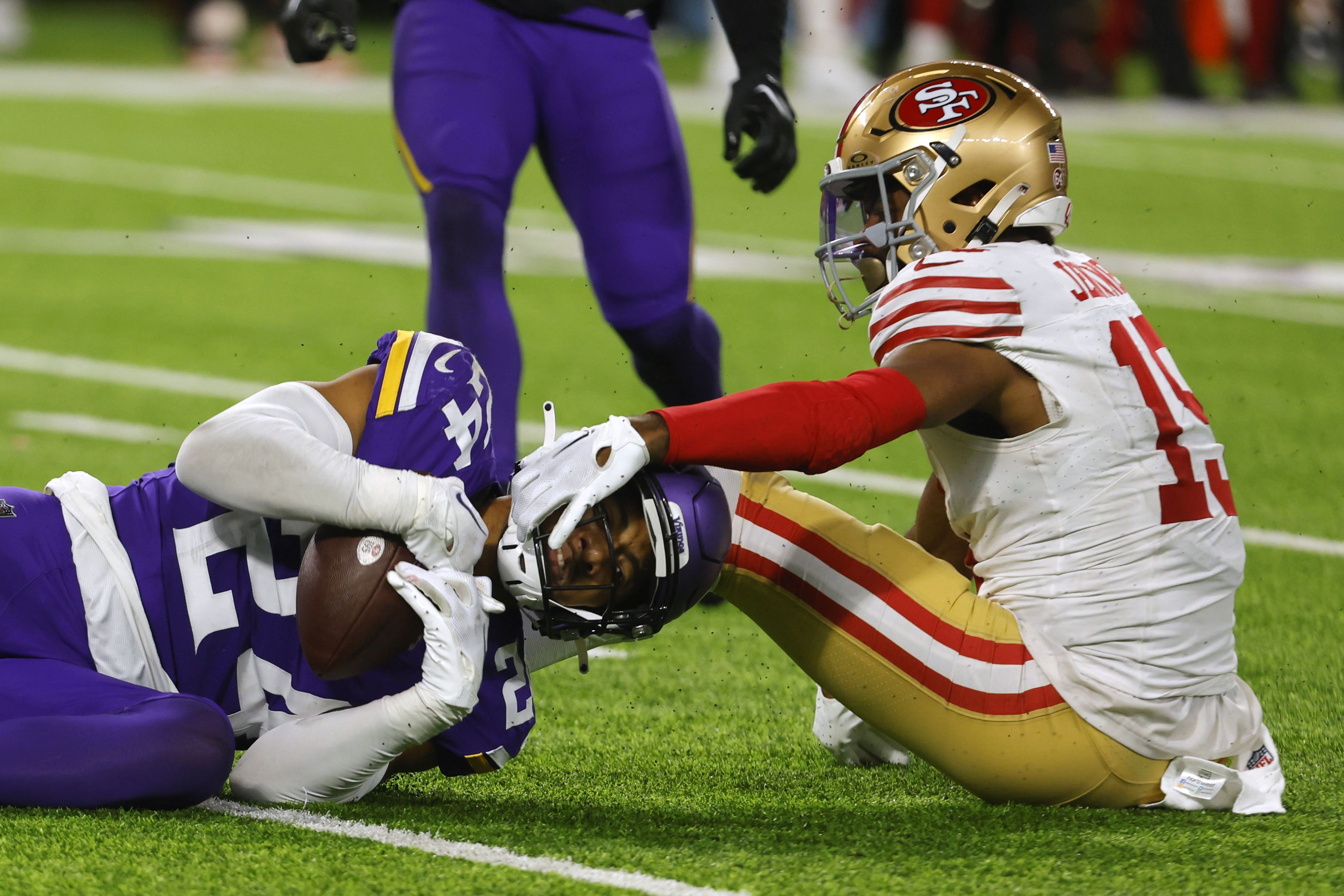 San Francisco 49ers 17-22 Minnesota Vikings: Jordan Addison leads Vikings  past 49ers as Christian McCaffrey makes history, NFL News