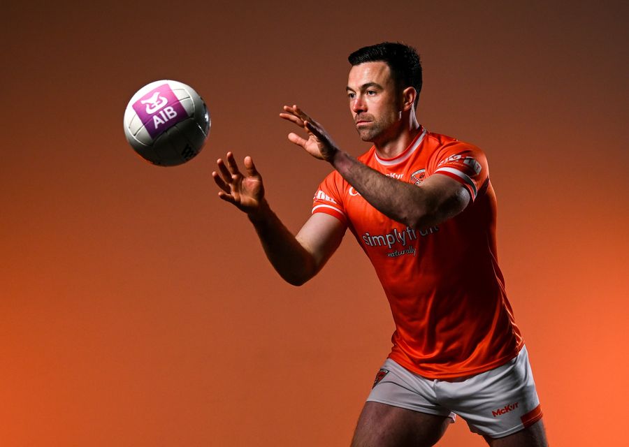 Armagh's Aidan Forker at the launch of the 2024 All-Ireland SFC in Dublin. Photo: David Fitzgerald/Sportsfile