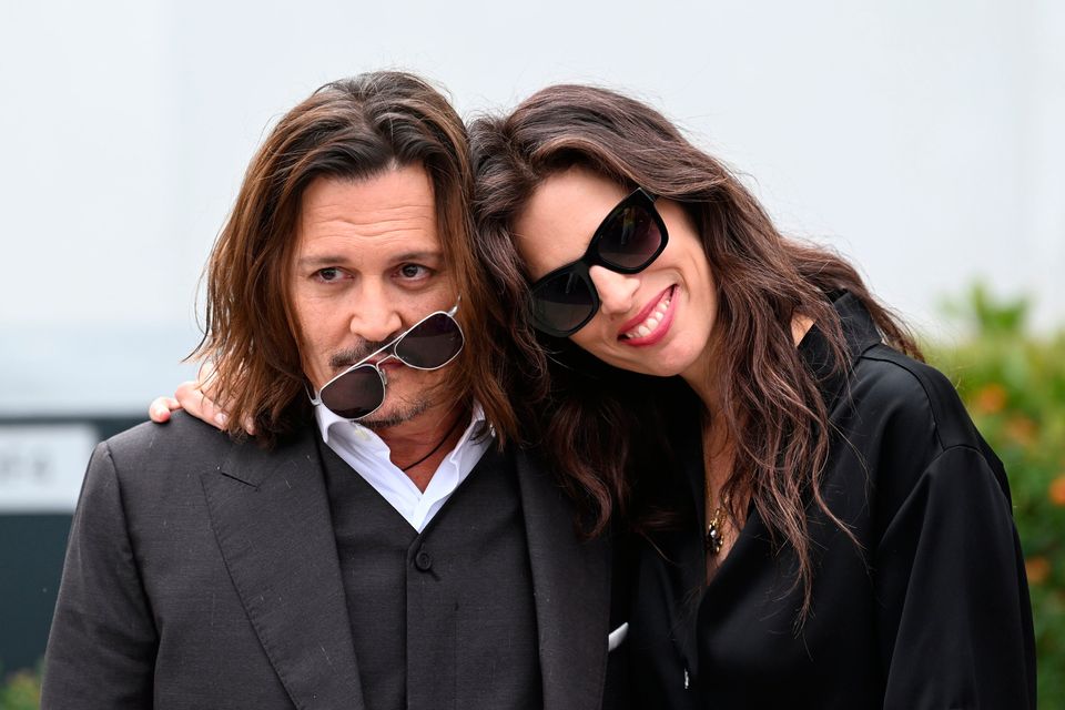 Director Maiwenn and Johnny Depp attending the photocall for Jeanne du Barry during the 76th Cannes Film Festival in Cannes, France.  PA