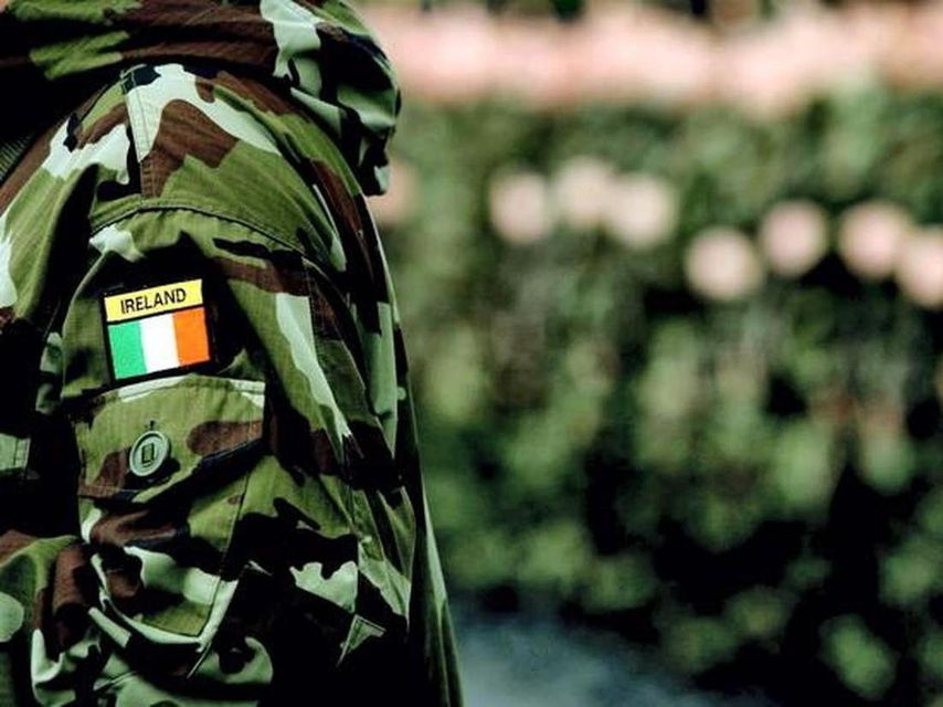 アイルランド国防軍。 ストック画像