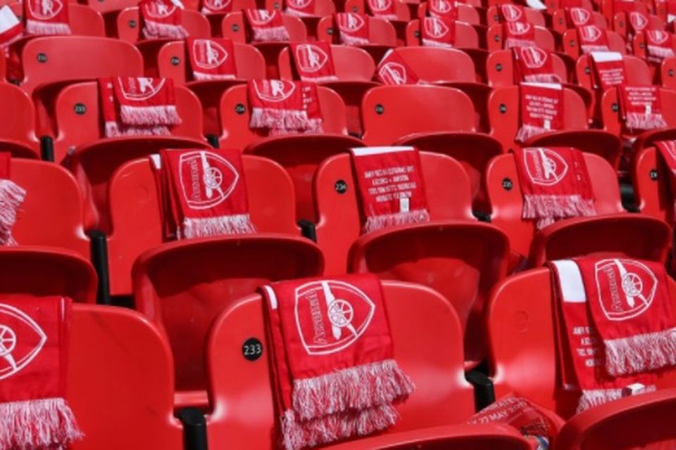 The Arsenal Supporters' Trust have said there may be more empty seats at the Emirates Stadium than ever should the home game with Liverpool go ahead on Christmas Eve. CREDIT:  PA