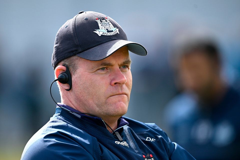 Dublin manager Dessie Farrell was not happy with his side's performance in Aughrim. Photo: Ray McManus/Sportsfile