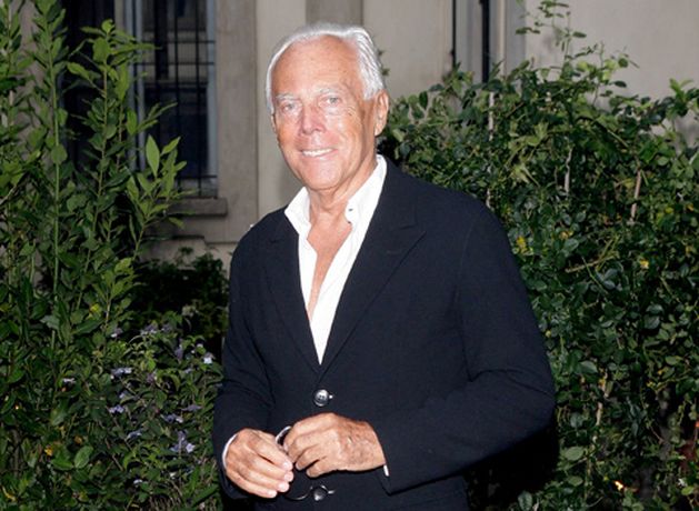 Giorgio Armani: Doctor ordered me to stop work out health drinks ...