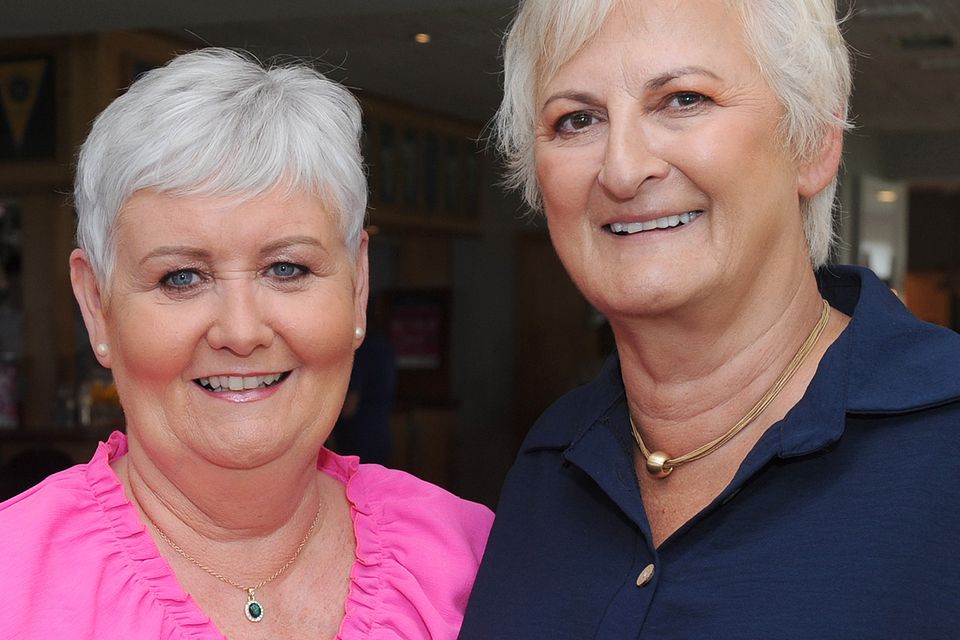 Mary Lynch and Jacinta McCamley at the Fashion Show in Dundalk Golf Club in aid of The North Louth Hospice. Photo: Aidan Dullaghan/Newspics