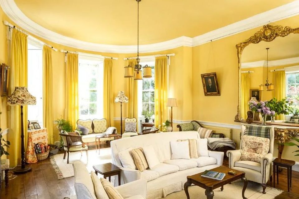 The sumptuous main living room of the house.