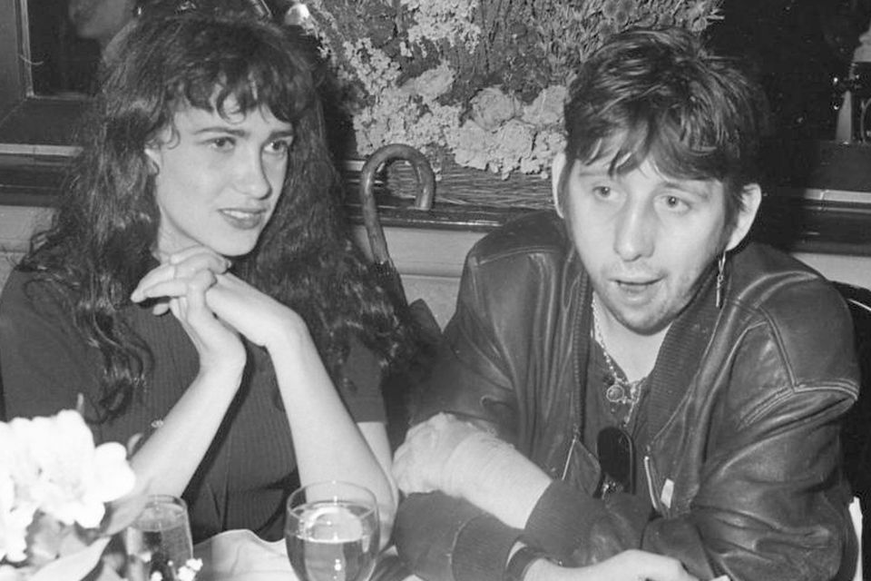 Victoria Mary Clarke and Shane MacGowan in Dublin in 1993. Photo: INM