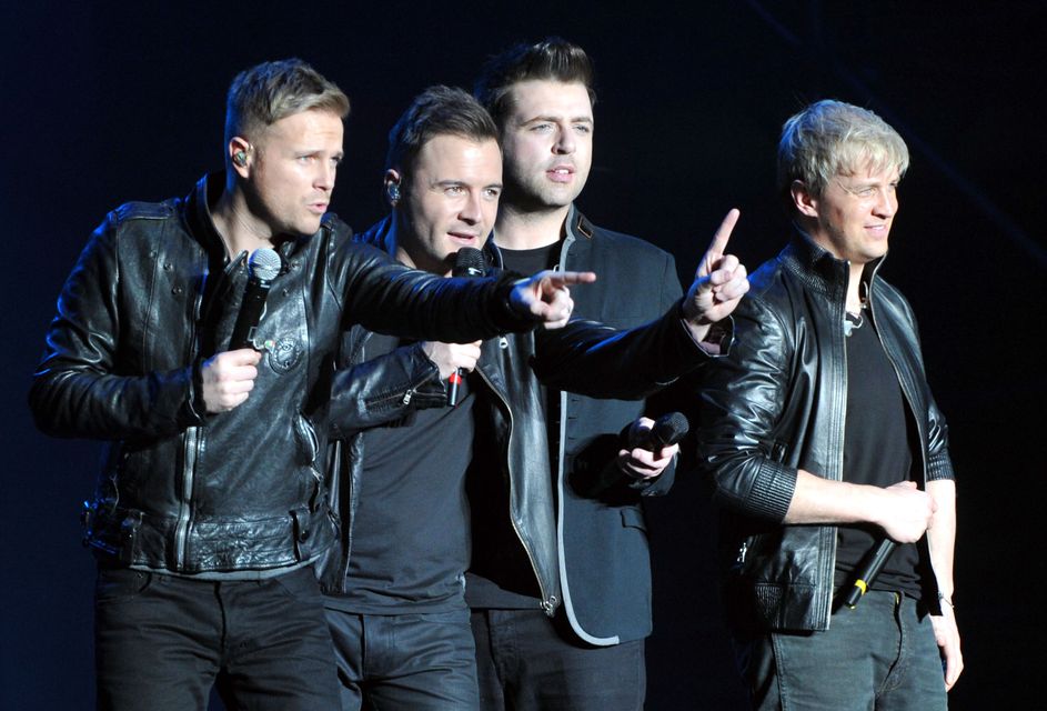 Mark Feehily, Shane Filan, Kian Egan and Nicky Byrne of Westlife