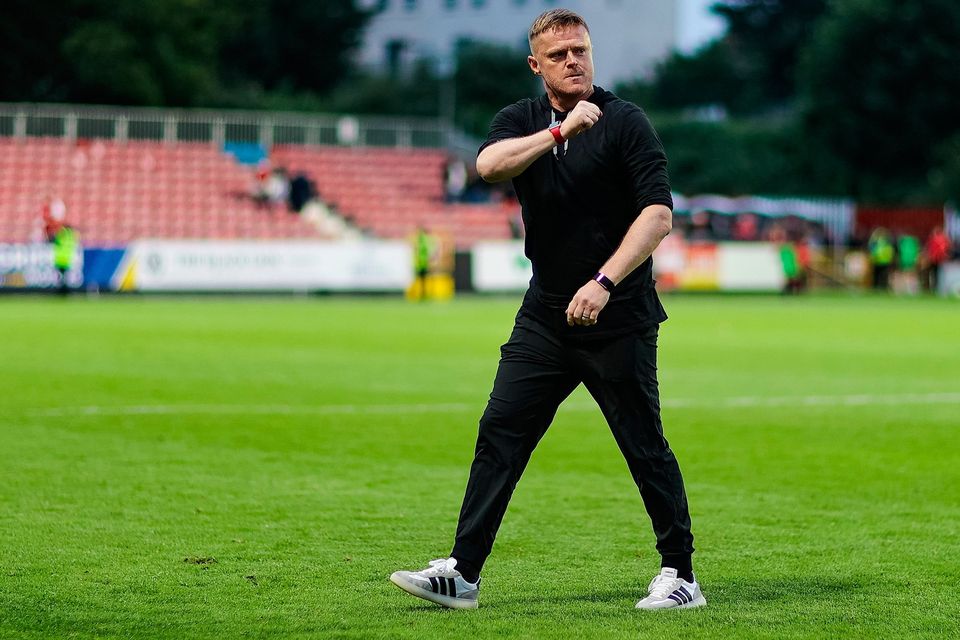 Shelbourne manager Damien Duff: "Brilliant day for the club"