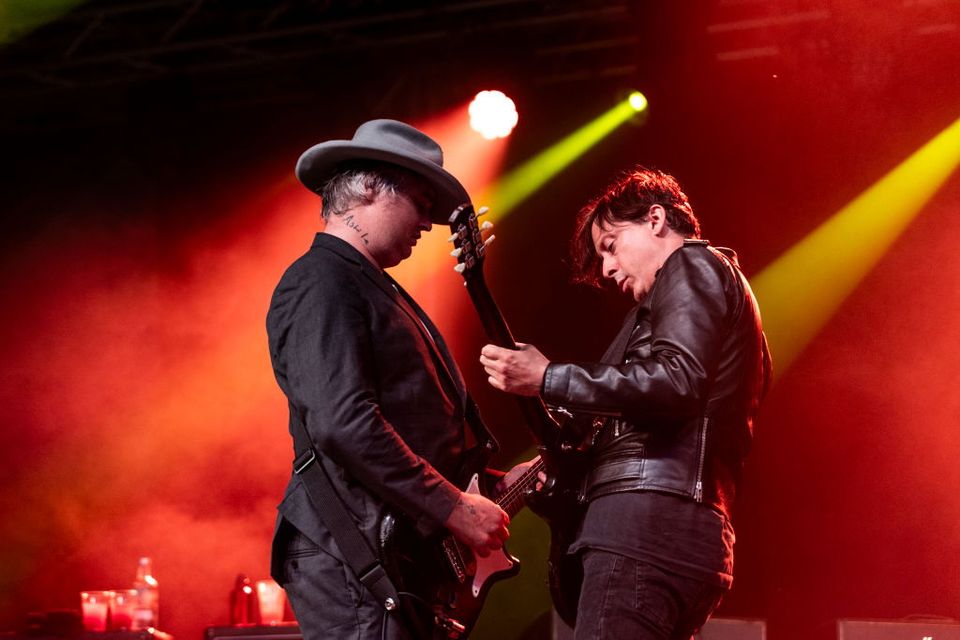 The Libertines review: Pete Doherty and Carl Barât have a fine old time of it in fabled Dublin venue