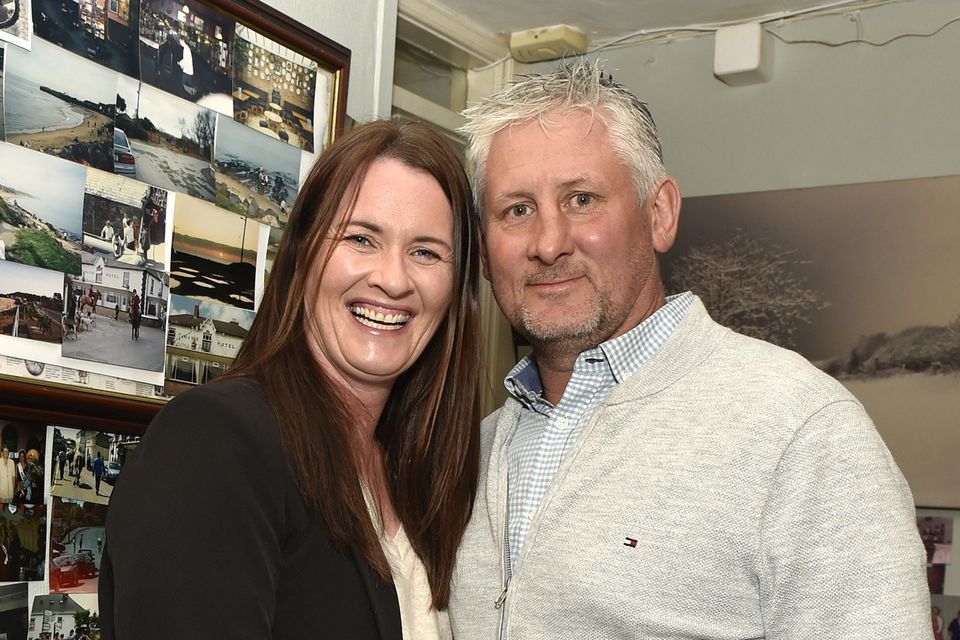 At the 'Reeling in the Years' exhibition in the Taravie Hotel, Courtown on Friday evening were Elisha and Brian Allen. Pic: Jim Campbell