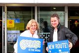 thumbnail: Siobhan O’Donnell, Head of External Communications, DAA, and Robin Kiely, Head of Communications, Ryanair, pictured at Dublin Airport as Ryanair announces its new Dublin route to Athens.