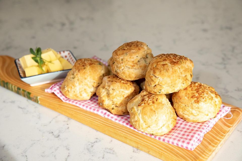 Edward Hayden's Parmesan Cheese & Chive Scones. Photo: Mary Browne