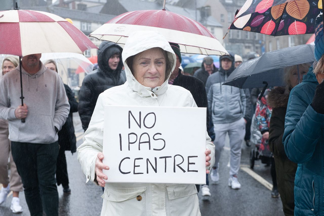 Locals speak at IPAS protest in Trim Co. Meath
