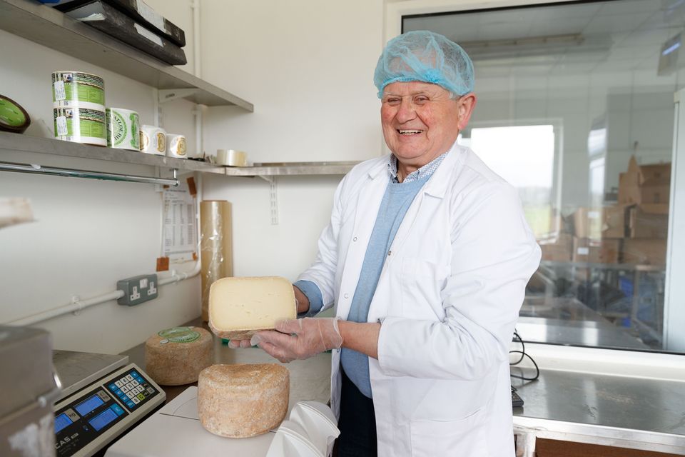 Sean Fitzgerald of Cratloe Hills Sheep Cheese at the  production facility on his Clare farm. Photos: Eamon Ward