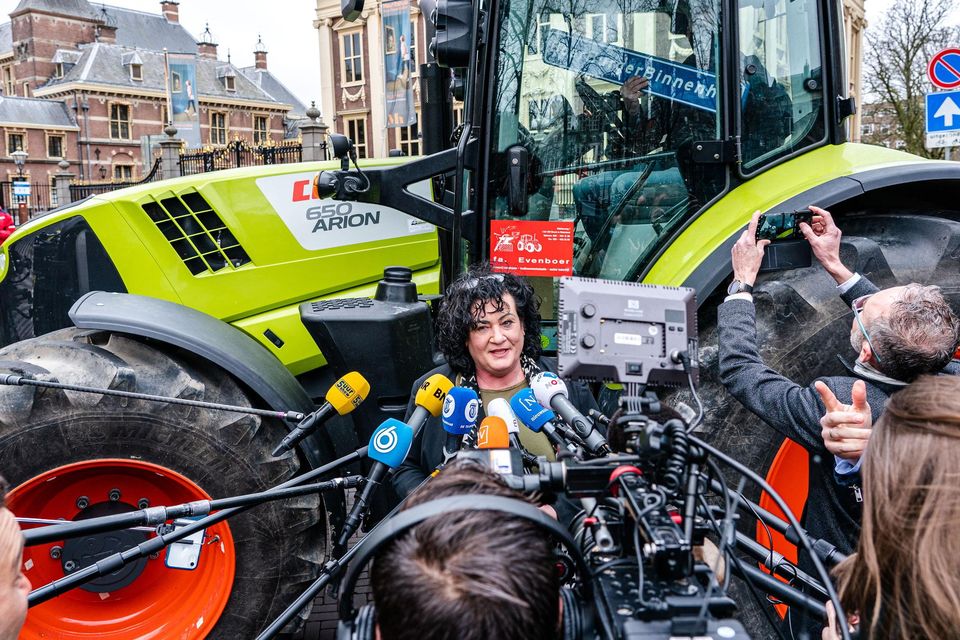 Rapid success: Caroline van der Plas’s Farmer-Citizen Movement won nearly 20pc of the vote in recent elections in the Netherlands. Photo by Jeroen Meuwsen via Getty Images