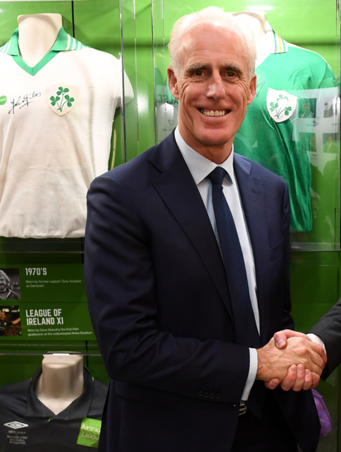Republic of Ireland soccer manager Mick McCarthy