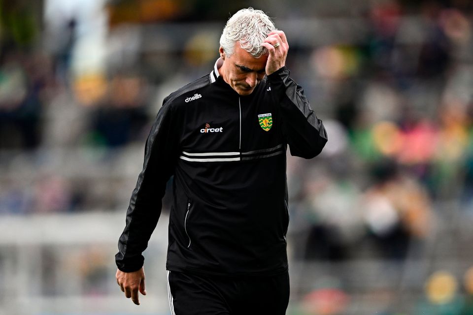 Donegal manager Jim McGuinness is starting to feel the strain. Photo: Seb Daly/Sportsfile