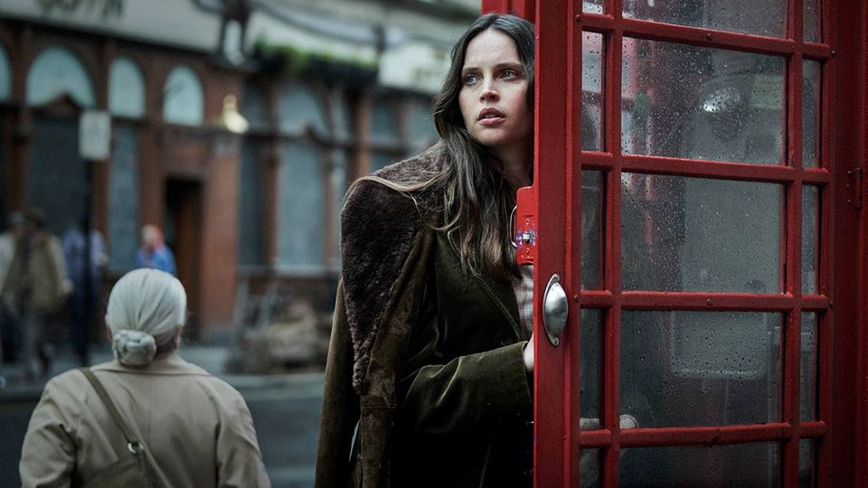 Felicity Jones plays a ruthless IRA handler in Dead Shot