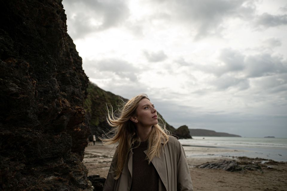 Sian Eleri goes in search of UFOs in Paranormal: The Village that Saw Aliens. Photo: BBC/Twenty Twenty Productions Ltd