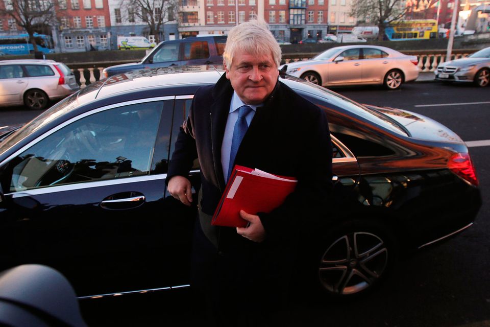 Denis O’Brien arrives at the High Court this week. Photo: PA